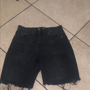 H&M Distressed Denim Shorts